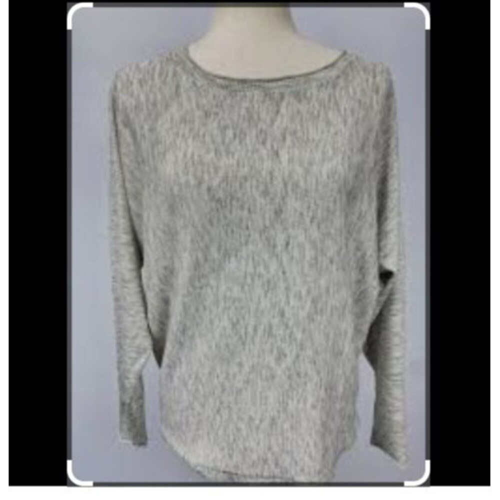 Cyrus Sand Tight Knit Pullover Sweater Women’s L Sand Dolman Sleeves Boat Neck